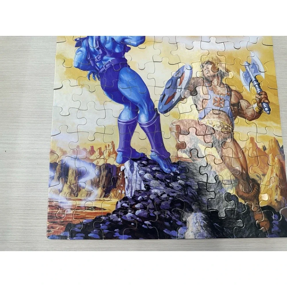 Masters of the Universe He-Man Skeletor Puzzle 200 Complete Golden King Mountain